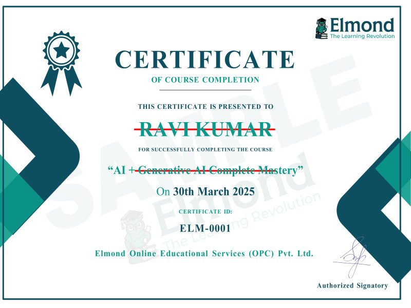 AI Tools & Prompt Engineering Mastery Program Certificate