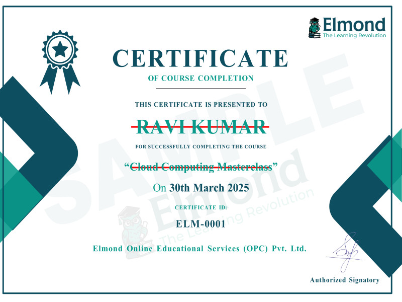Cloud Computing Masterclass: From Basics to Industry-Level Expertise Certificate